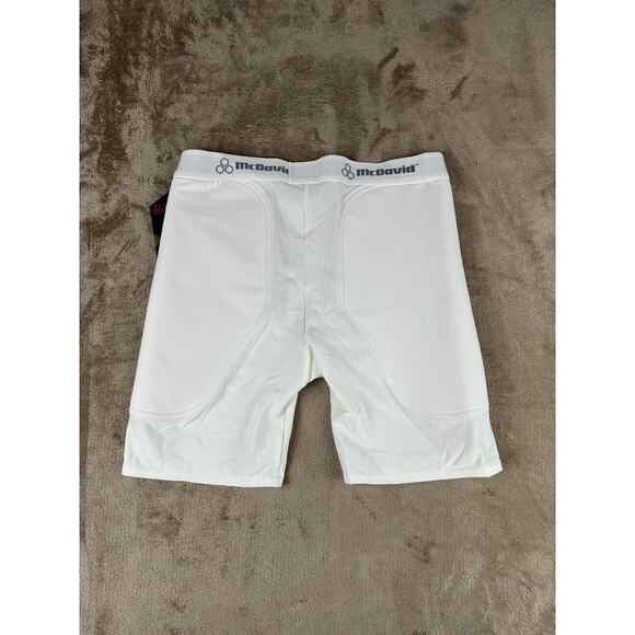 Womens Padded Sliding Shorts XL White New McDavid 723T - Picture 6 of 8